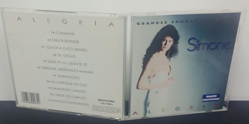 Cd - Simone - Alegria Grandes Sambas Na Voz De