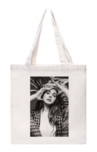 Tote Bag Imagen Lana Del Rey Blanco Y Negro