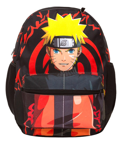 Mochila Escolar Menino Estampa Naruto Anime Desenho Criança