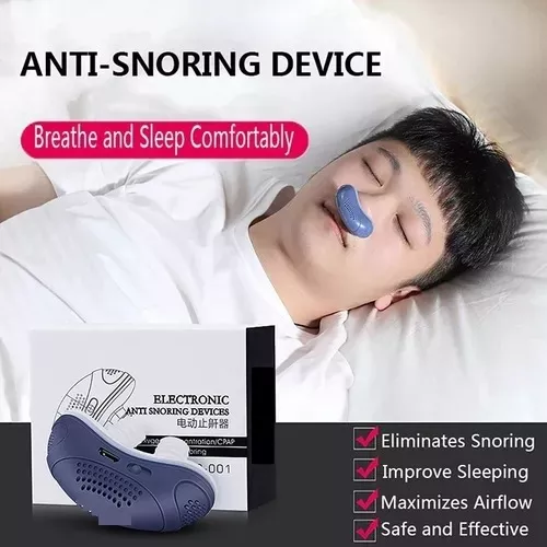 Dispositivo Electrónico Anti Ronquidos Anti Apnea Del Sueño