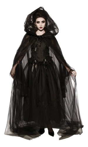 Vestido De Mujer Halloween Vampire Cape Knight