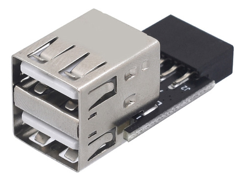 Placa Base Interna De Pc Con Conector Adaptador Usb De 9 Pin