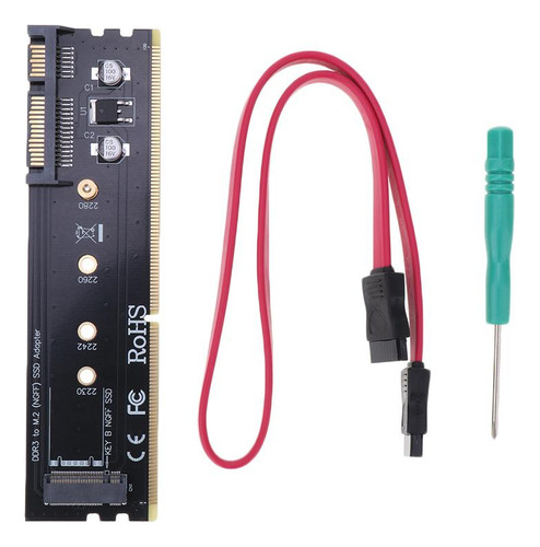 Ddr3 A M.2 Adaptador De Convertidor, Unidad De Duro