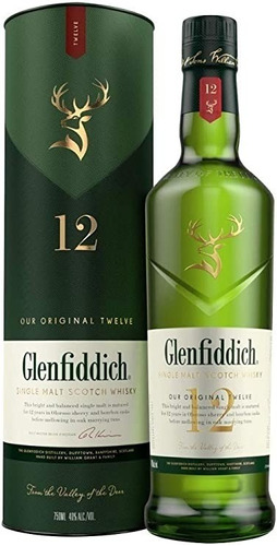 Whisky Glenfiddich 12 Años 750ml