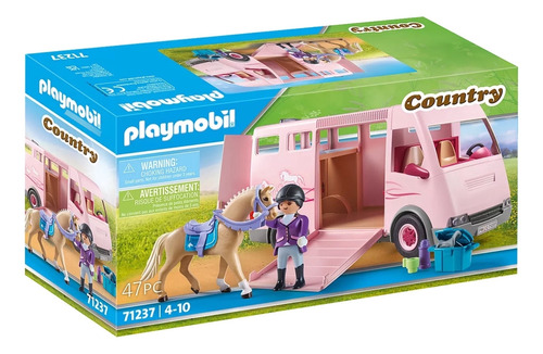 Set Playmobil Transporte De Caballos Universo Binario