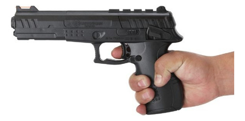 Pistola De Resorte 1018 Marksman 18 Tiros Bbs + Funda Negra
