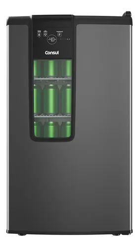 Consul Cervejeira Titanium CZD12MT 83L 127V Cinza Escuro com port...
