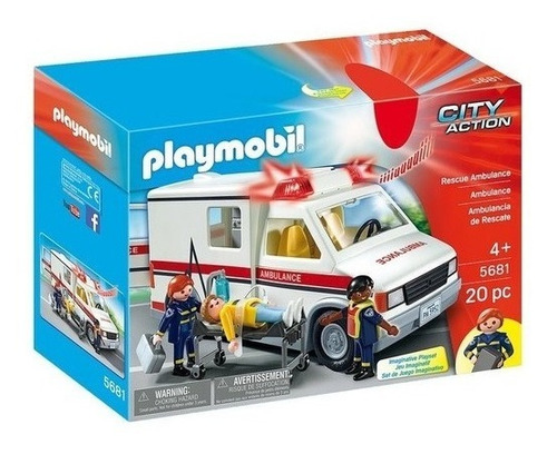 Playmobil 5681 Ambulancia En Magimundo!!!  