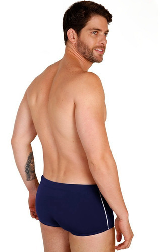 Sunga Masculina Boxer Moda Praia Com Proteção Solar Uv50+