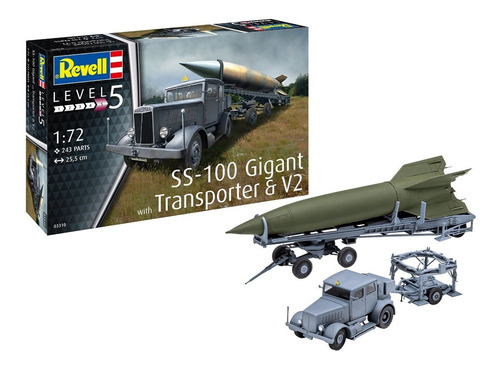 Hanomag Ss-100 Gigant Con Transporter & V2 1:72 Revell 03310