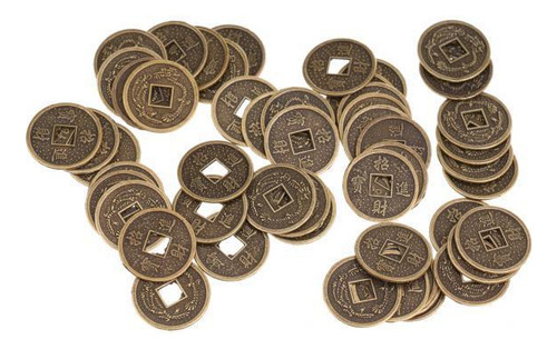 2 Set De 50 Piezas Moneda De Aleación De Shui I-ching 2cm