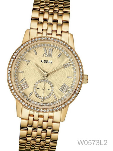 Reloj Guess Gramercy W0573l2 Swarovski 100% Acero Envio Gratis Watch Fan Locales En Palermo Y Saavedra