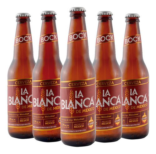 Cerveza Artesanal La Blanca Bock 355 Ml - 12 Pack