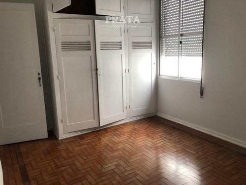 Imagem 3 de 13 de Boqueirão Santos Sem Elevador 2 Dormitórios Coz Armários Sem Vg - V399136
