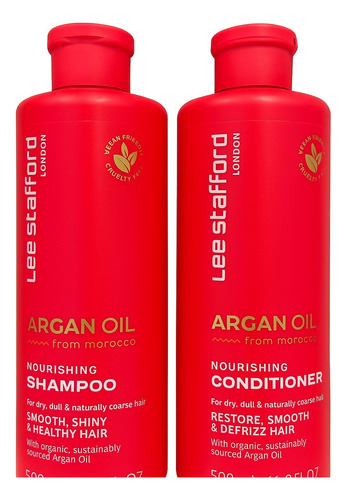 Kit Shampo E Condicionador Lee Stafford Oleo De Argan