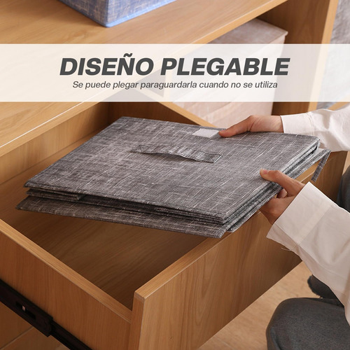 Cajas De Almacenamiento Plegables, Juego De 3 Caja