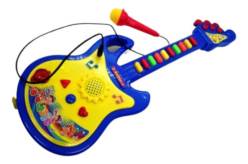 Guitarra Microfono Musical Bebes Animales Juguete Niños 719