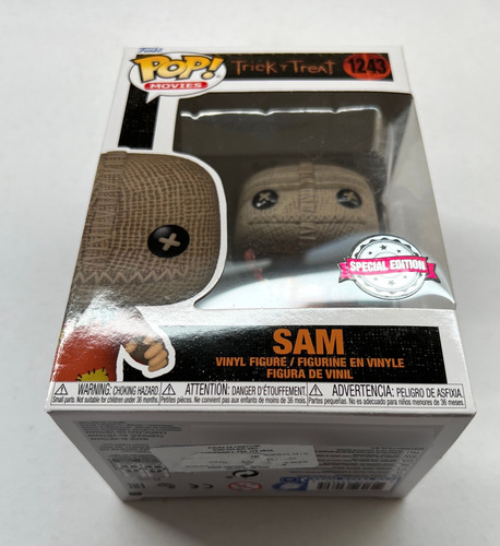 Funko Pop Masked Sam Lollipop Paleta Trick R Treat 1243