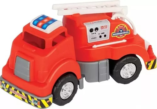 Brinquedo Infantil Crianças Caminhão Mercotruck Bombeiro 