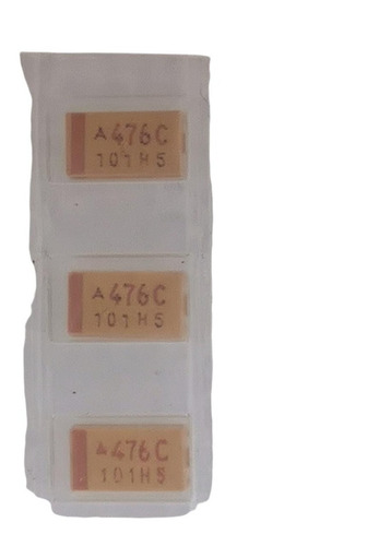 1 Pieza Capacitor De Tantalio C 476 16v 47uf