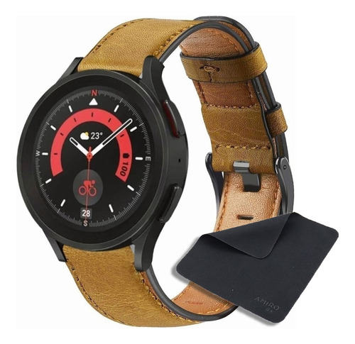 Correa De Piel Auténtica Para Galaxy Watch 5 Pro 4 3