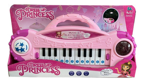 Piano Teclado Con Luz Y Sonido Princes Ttm 52767