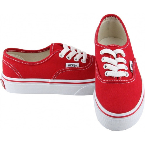 vans infantil vermelho