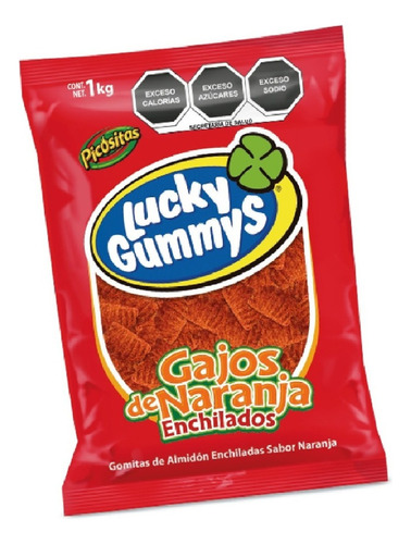 Gomita Lucky Gummys Gajos De Naranja 1 Kg