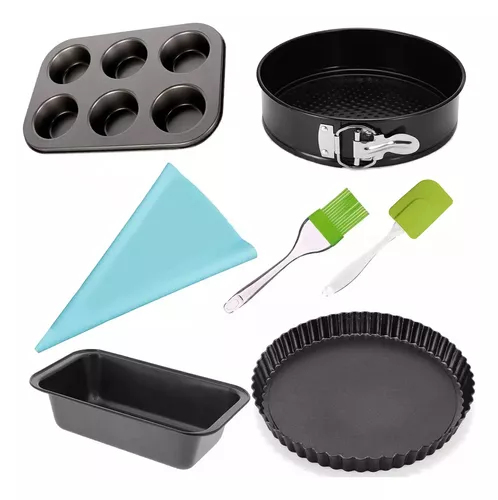 Kit Repostería Moldes Antiadherentes Horno Kuchen