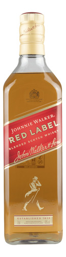 Whisky Johnnie Walker Etiqueta Roja 1 Litro 