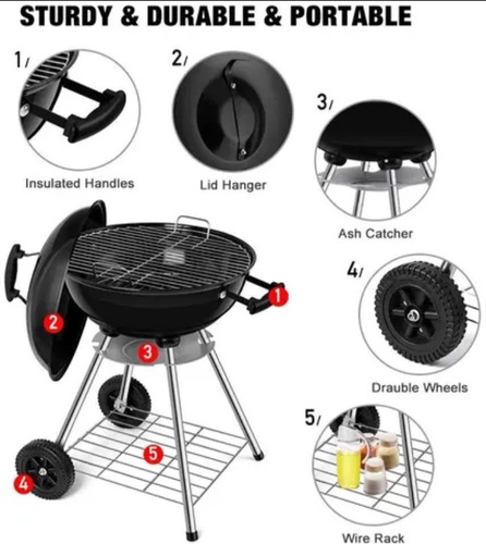 Bbq Grill Barbacoa De Carbón Parrilla
