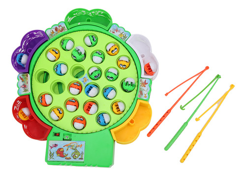 Juego De Pesca Giratorio Eléctrico De Juguete Educativo