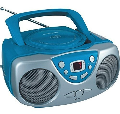 Reproductor De Cd Portátil Sylvania Srcd243 Con Radio Am