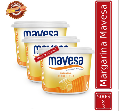 Mantequilla Mavesa 500 X 3 - g a $35