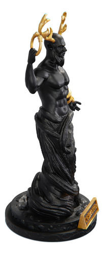 Estatua Deus Cernuno Celta Wicca - Estatueta Cernunnos Cor Cor Aurum Noctis