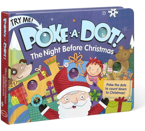 Melissa & Doug Children's Book - Poke-a-dot: The Night Befor