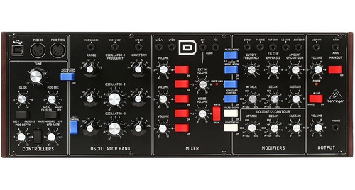 Sintetizador Behringer Model D Análogo Monofónico