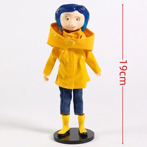 Figura De Acción Neca Coraline 7 En Camisa A Rayas, Juguete