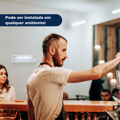 Aparelho Luminoso Pega Mata Moscas Insetos Padarias Restaurantes Compact-30