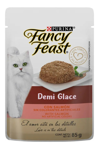 Sobre Comida Gato Purina Fancy Feast Salmón 85gr