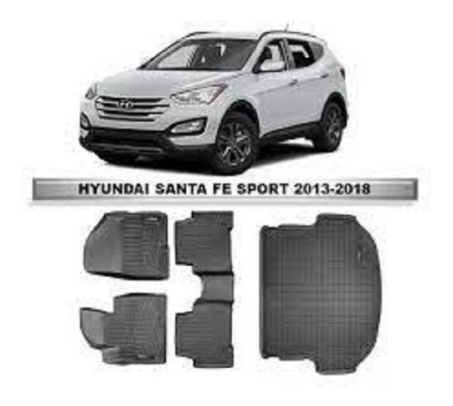 Alfombras Weathertech  Hyundai  Santa Fe 2013 A 2018
