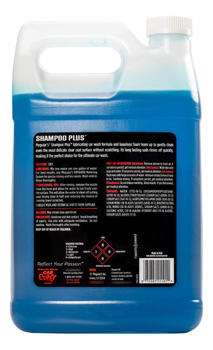 Shampoo Plus Jabón De Lavado Para Autos 3.78 Litros