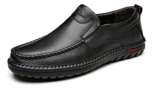 Nuevos Zapatos De Cuero De Los Hombres Lado Suave Antidesliz