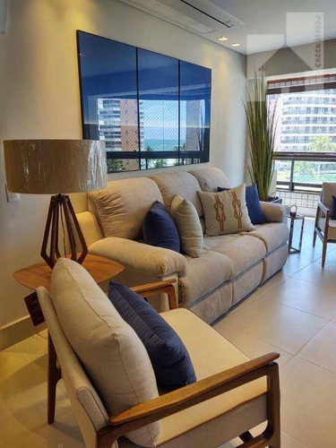 Imagem 10 de 30 de Apartamento Mobiliado Com 3 Dormitórios À Venda, 110 M² - Riviera De São Lourenço - Bertioga/sp - Ap1895