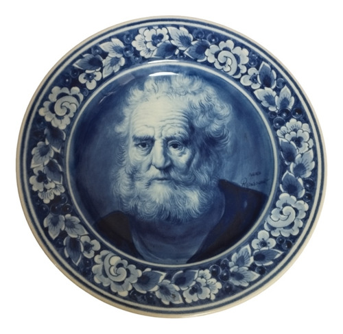 Plato Decorativo Delft Hecho En Holanda De Colección 22cm 