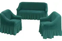 Comprar Fundas Elasticas Para Sofas Turca Cubre Sillones 3+1+1 Tf