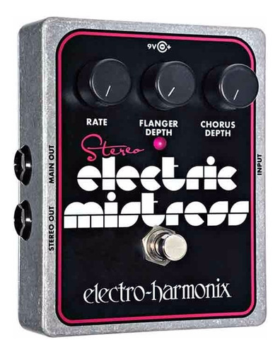 Pedal Electro Harmonix Stereo Electric Mistress Color Negro