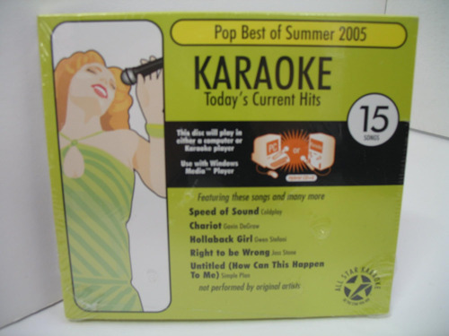 Cd:all Star Karaoke (lo Mejor Del Pop Del Verano De 2005)