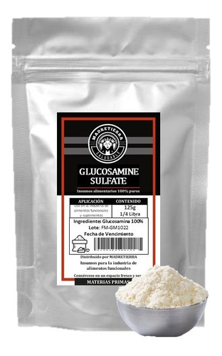 Glucosamina Pura En Polvo X125g - g a $295
