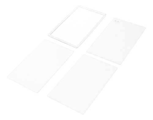 6 X 4 Placas Acrílicas De Arena Movediza Para 14cmx9cm